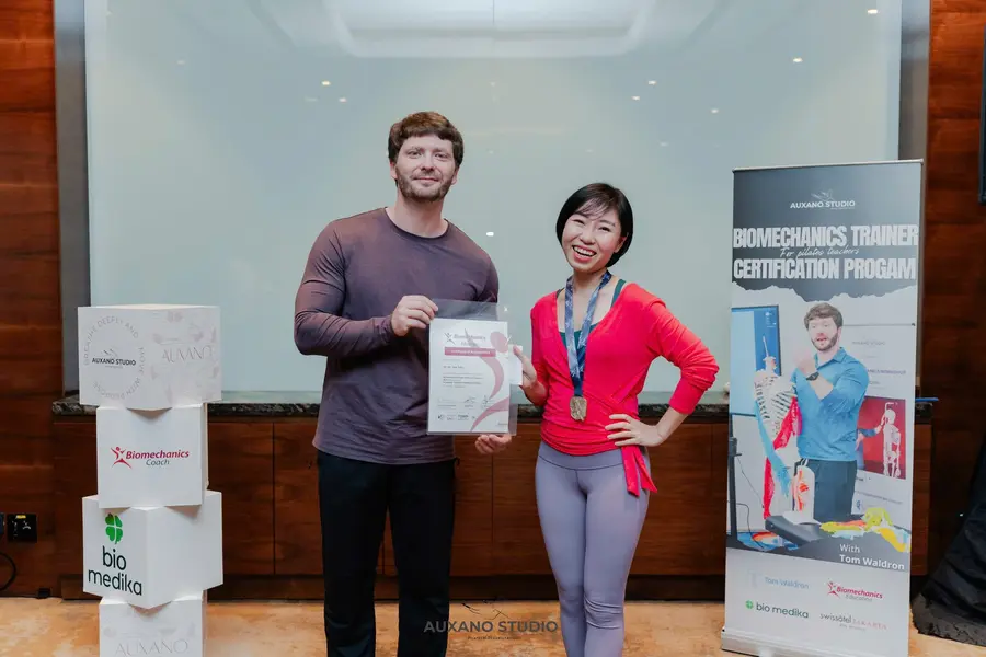 Thủy Kathy nhận chứng nhận Biomechanics Trainer